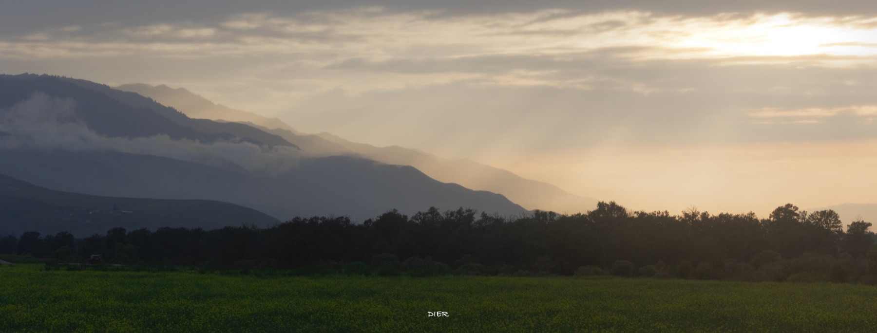 DIER 摄影作品《暮光落山》
